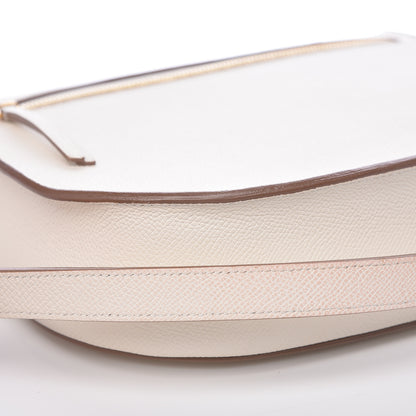 Celine Grained Calfskin Compact Trotteur White 12 of 13