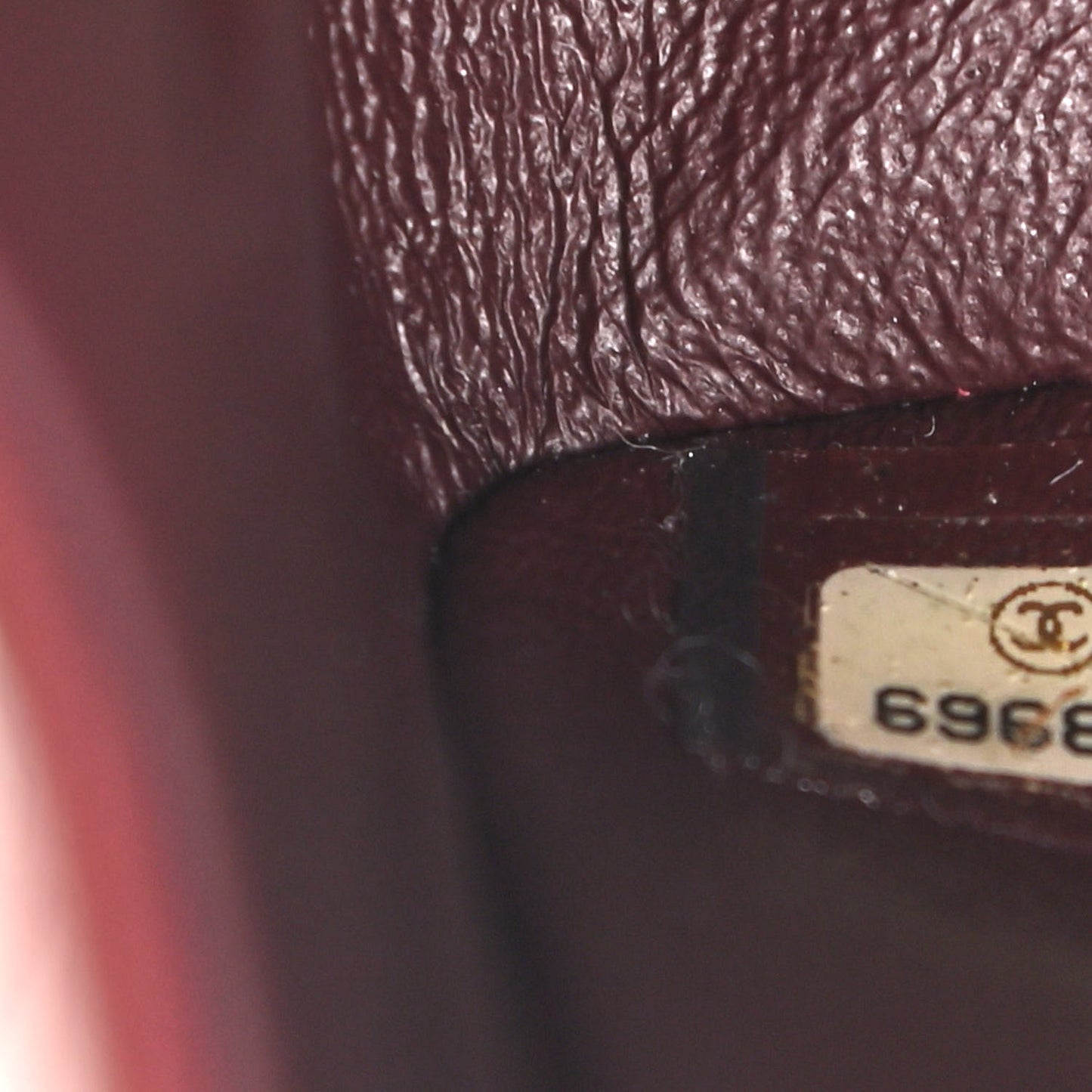 Lambskin Quilted Medium Double Flap Dark Bordeaux