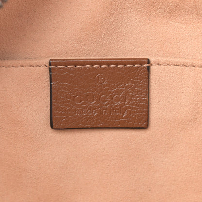 Gucci Glazed Calfskin Matelasse Diagonal Small GG Marmont Chain Shoulder Bag Cuir 6 of 10