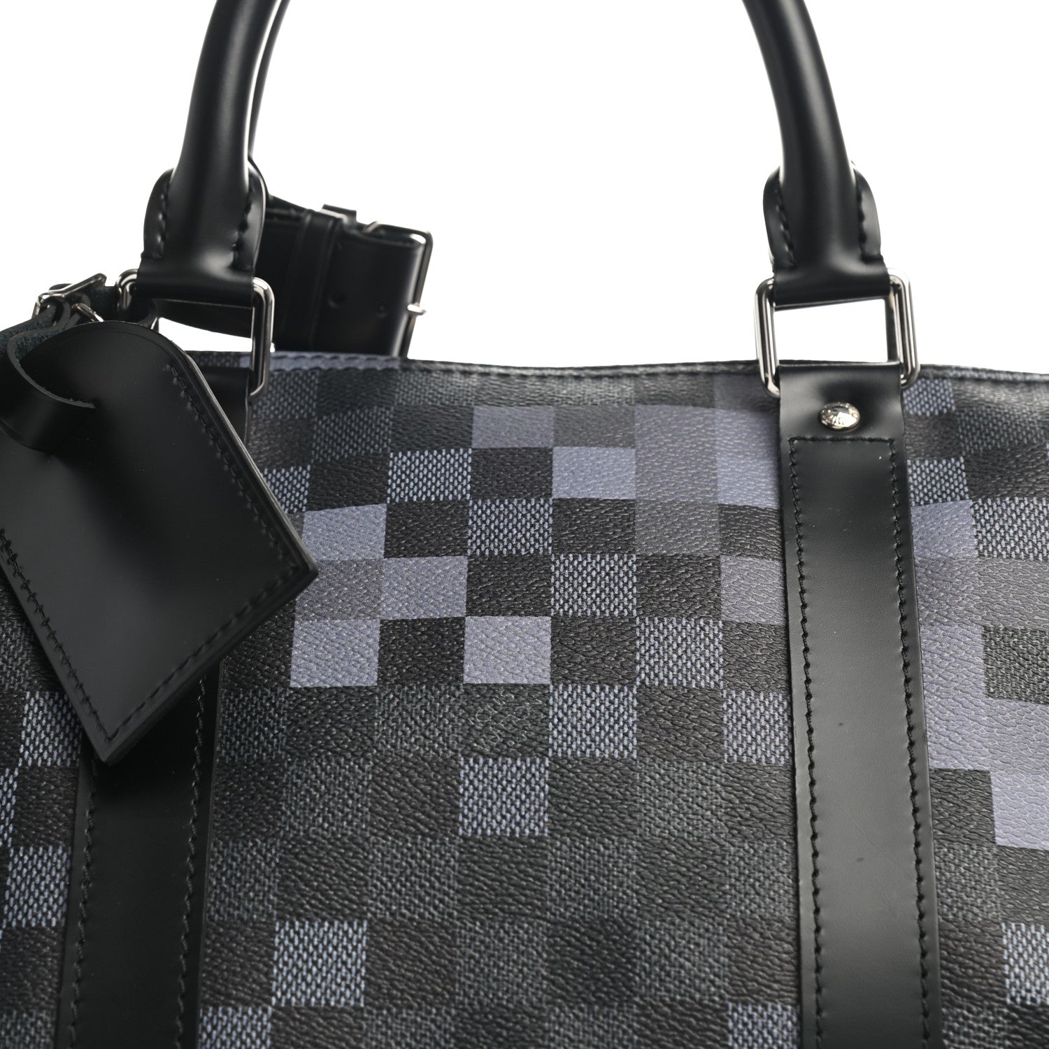 Louis Vuitton Damier Graphite Pixel Keepall Bandouliere 50 Gris 7 of 11