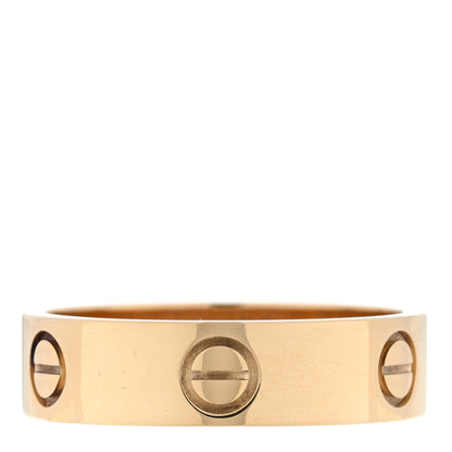 Cartier 18K Yellow Gold 5.5mm LOVE Ring 59 8.75 3 of 4