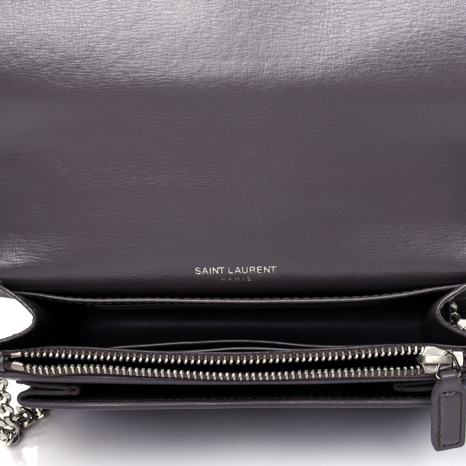 Saint Laurent Calfskin Monogram Sunset Chain Wallet Earth 4 of 4