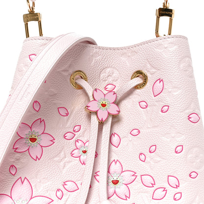 Louis Vuitton LV X TM Empreinte Cherry Blossom Neonoe BB Pink 7 of 9