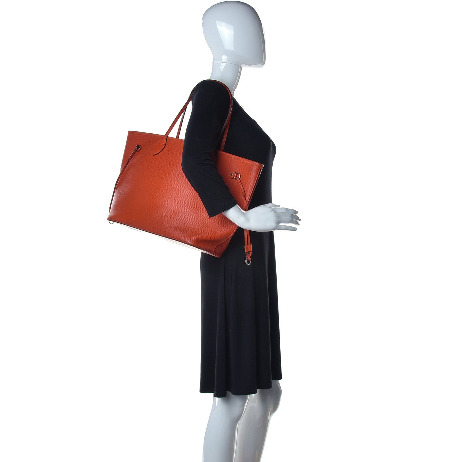 Louis Vuitton Epi Neverfull MM Piment 2 of 33