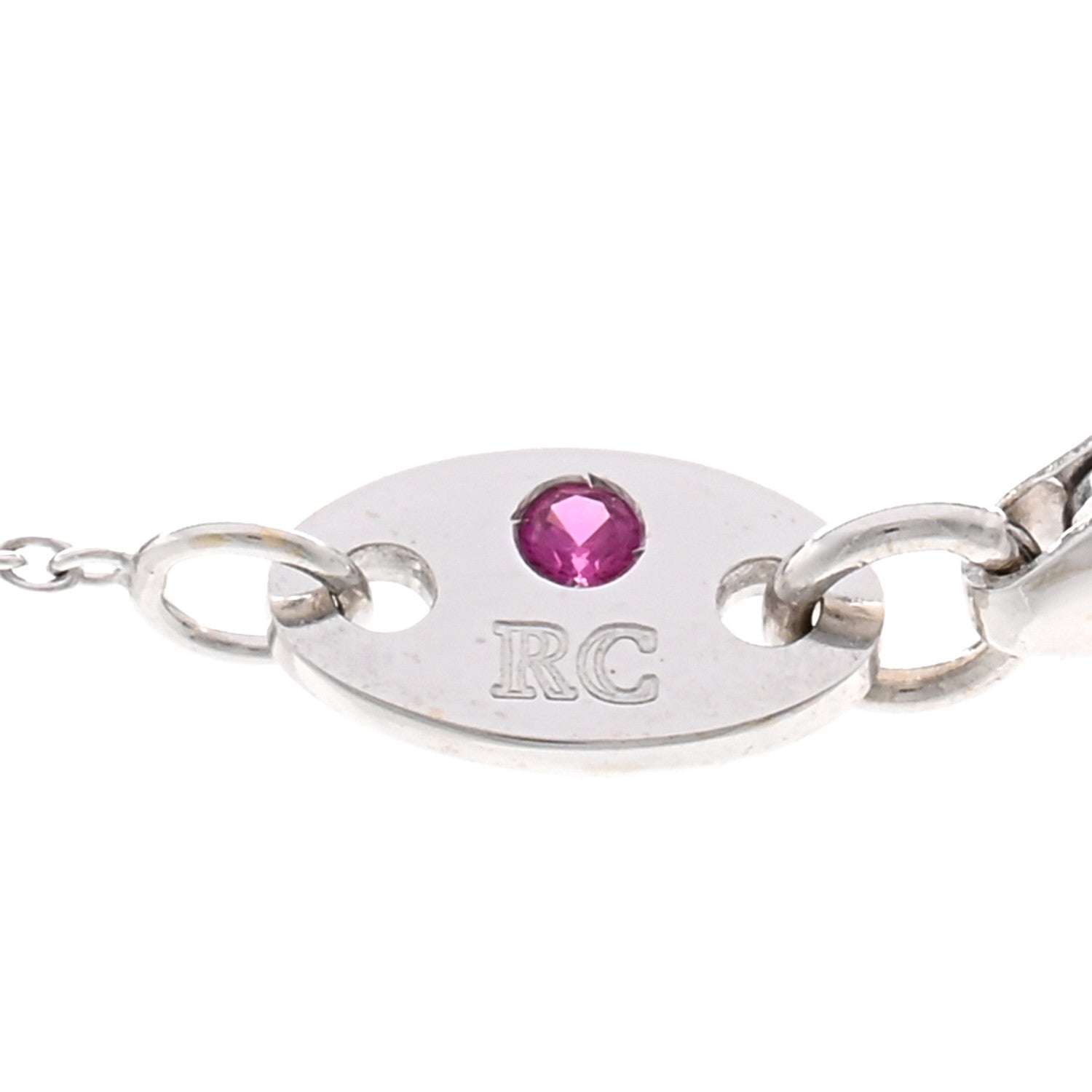Roberto Coin 18K White Gold Diamond .35ctw Diamonds By The Inch Seven Station Necklace 4 of 4