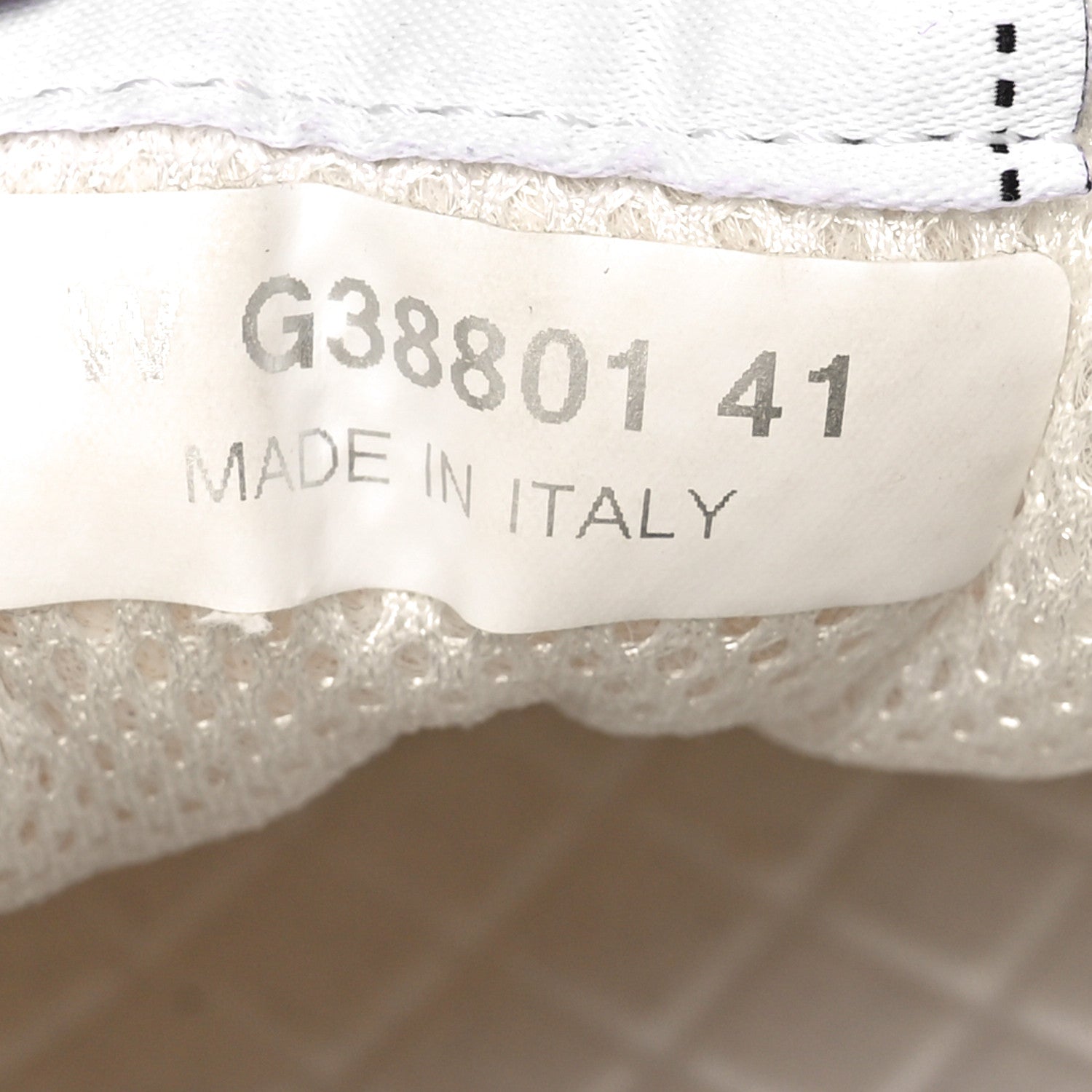 Chanel Fabric Suede Calfskin Logo Sneakers 41 White Light Gray 7 of 9