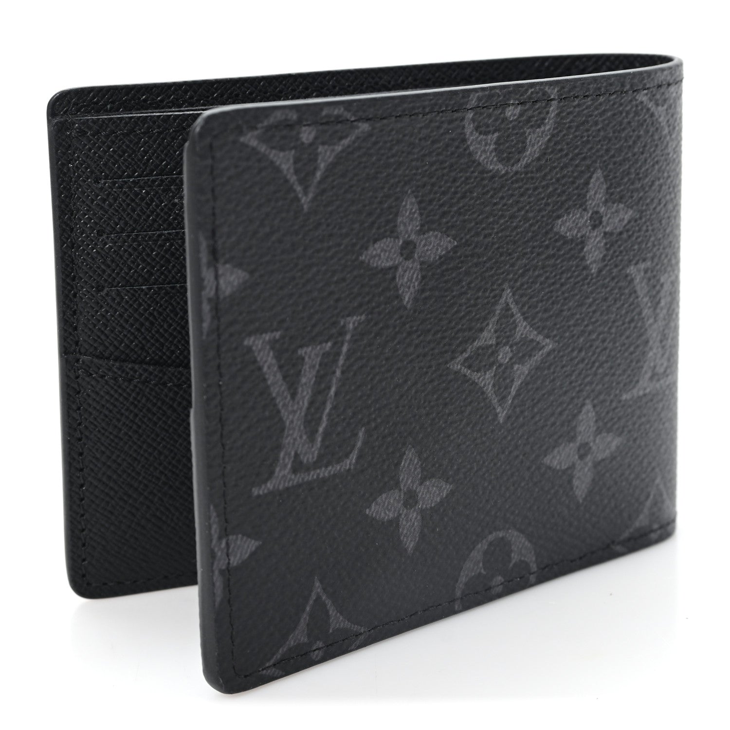 Louis Vuitton Monogram Eclipse Slender Wallet 3 of 6
