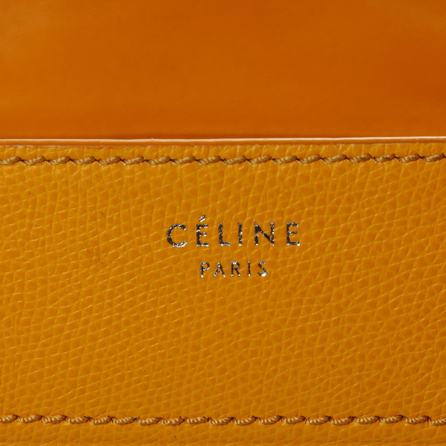 Grained Calfskin Medium Phantom Luggage Yellow