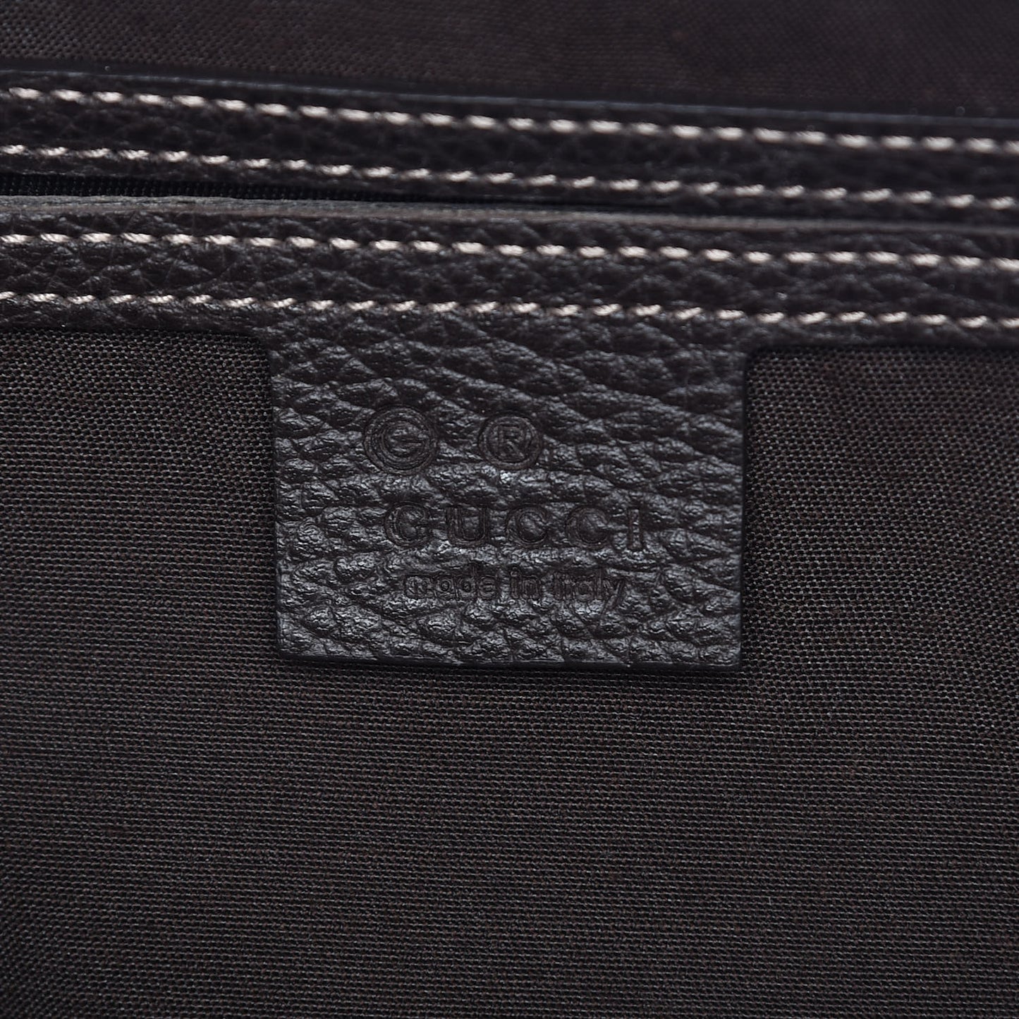 Crystal Monogram Medium Joy Boston Dark Brown