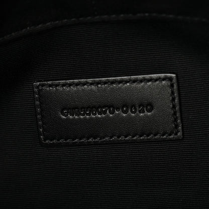 Saint Laurent Calfskin Crocodile Embossed Tablet Pouch Crema Soft 7 of 11