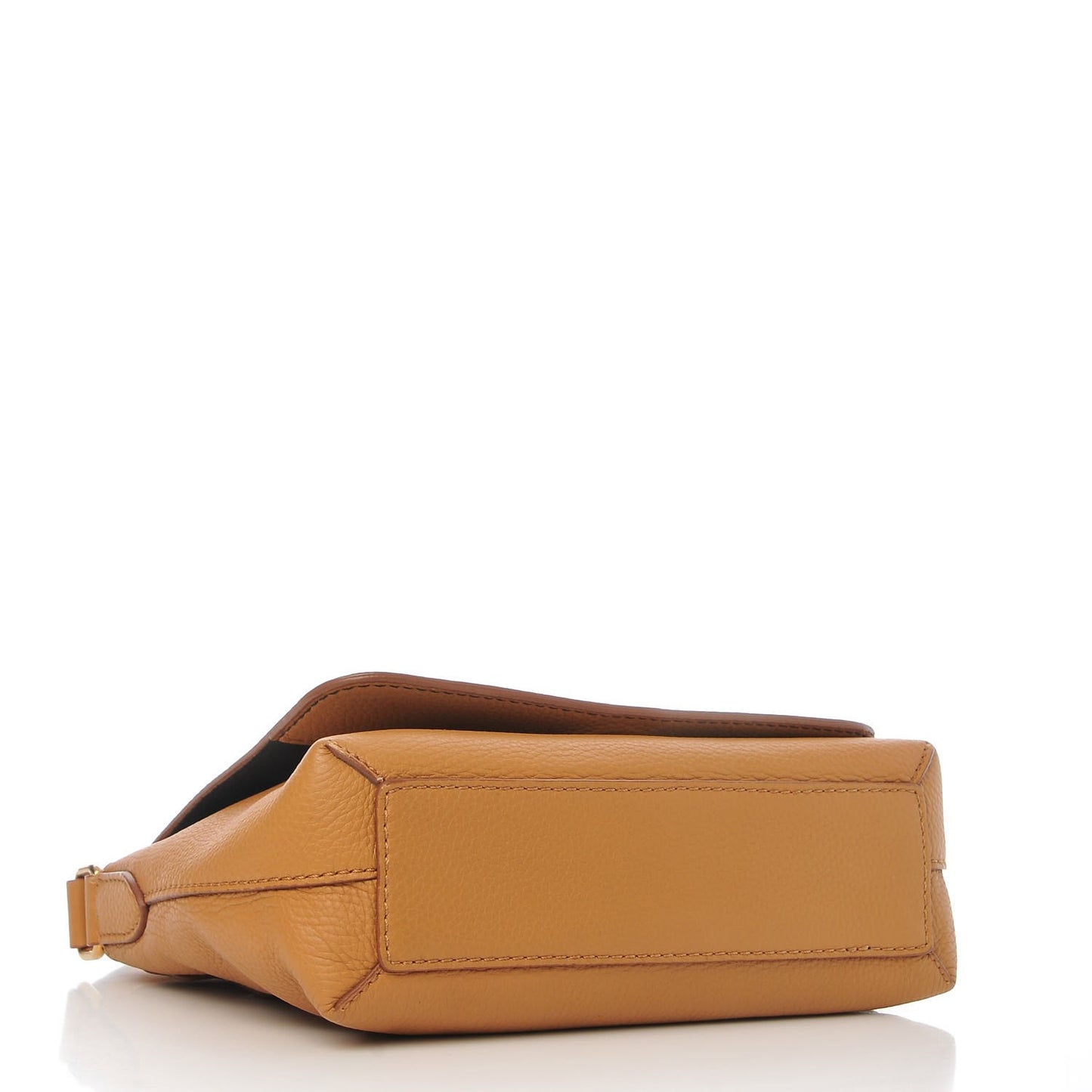 Signature Grain Small Burleigh Crossbody Bag Ochre Yellow