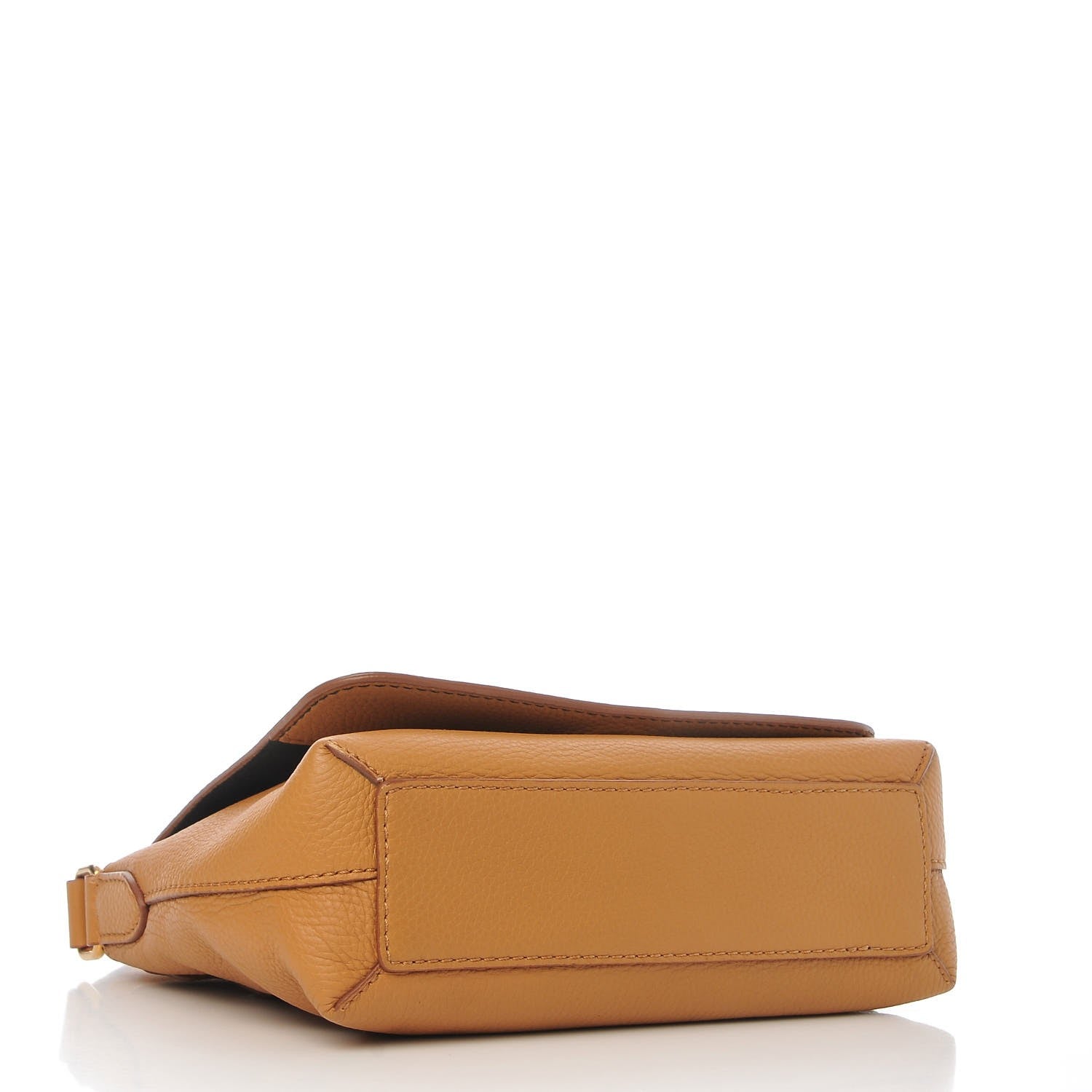 Burberry Signature Grain Small Burleigh Crossbody Bag Ochre Yellow 4 of 9
