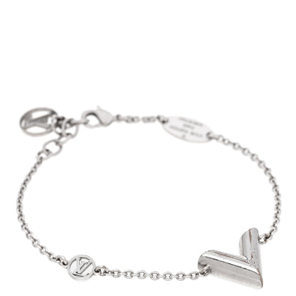 Louis Vuitton Essential V Supple Bracelet Silver 1 of 6