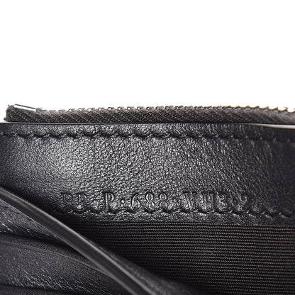 Valentino Garavani Vitello Rockstud Coin Case Card Holder Black 7 of 8