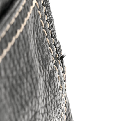 Prada Vitello Front Pockets Shoulder Bag Black 11 of 11