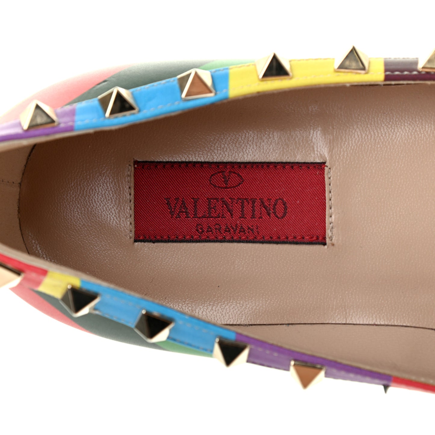 Nappa 1973 Rockstud Ballerina Flats 39 Multicolor