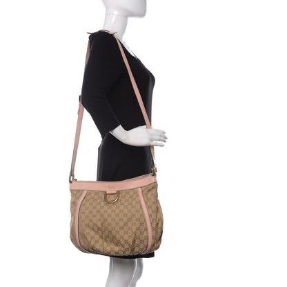 Gucci Monogram Large D Gold Ring Messenger Pink 2 of 9