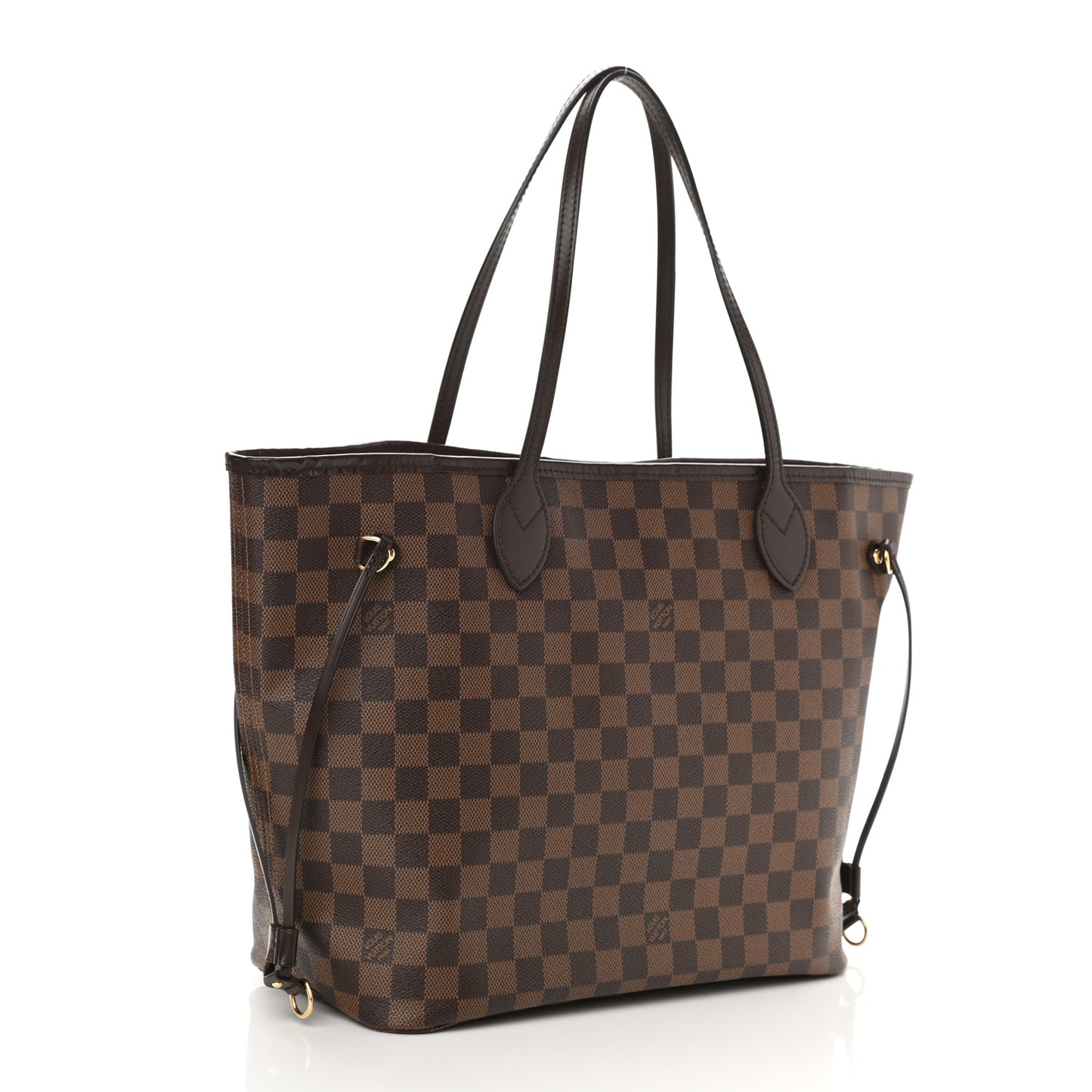 Damier Ebene Neo Neverfull MM Rose Ballerine