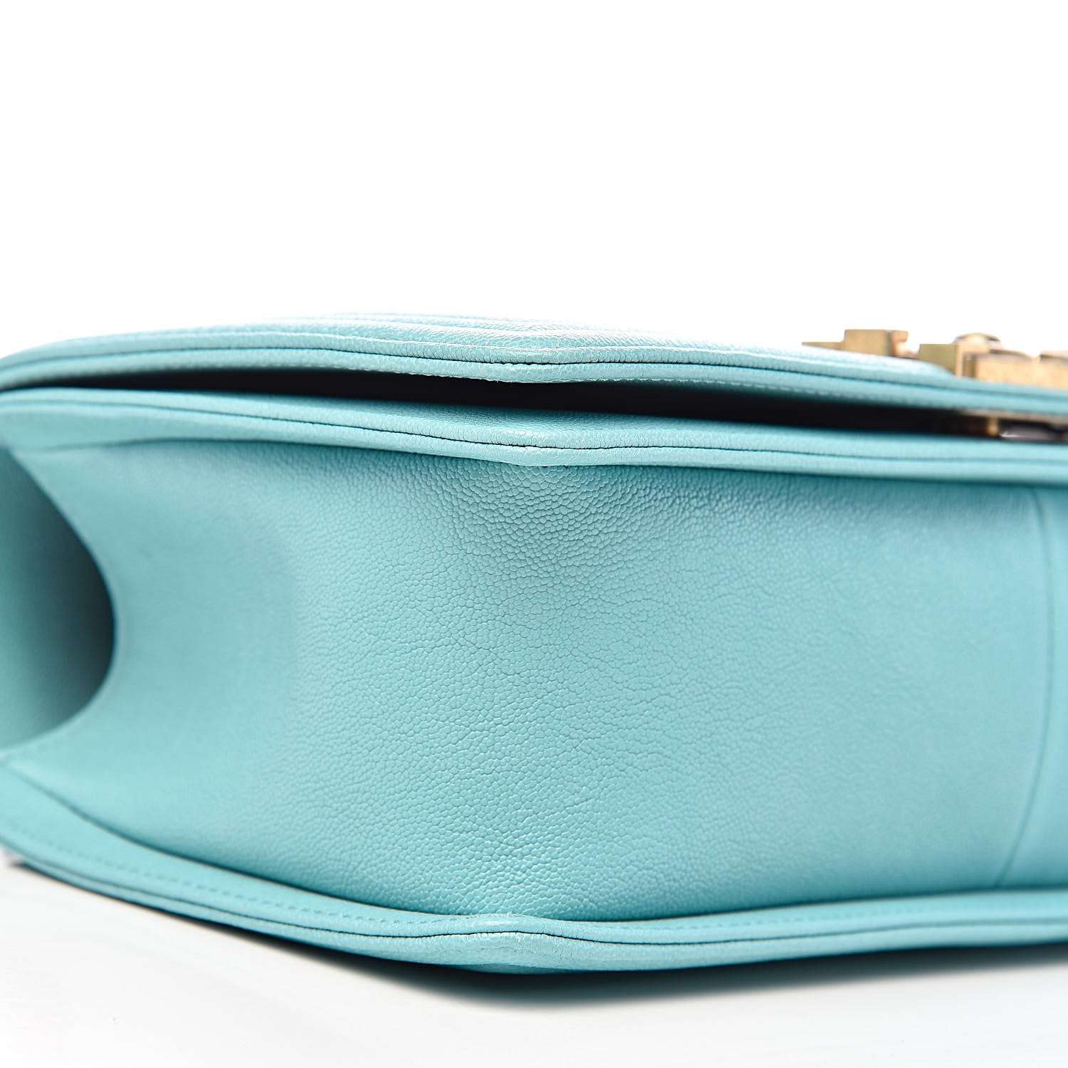 Chanel Caviar Quilted Medium Boy Flap Light Blue 8 of 10
