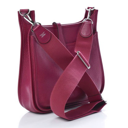 Hermes Taurillon Clemence Evelyne III PM Tosca 3 of 12