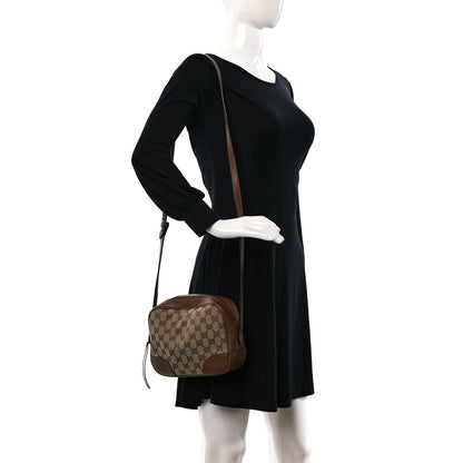 Gucci Monogram Mini Bree Messenger Bag Beige Tabacco 2 of 10