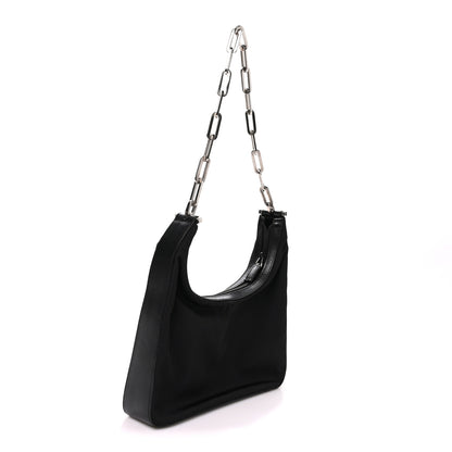 Gucci Calfskin Chain Shoulder Bag Black 3 of 10
