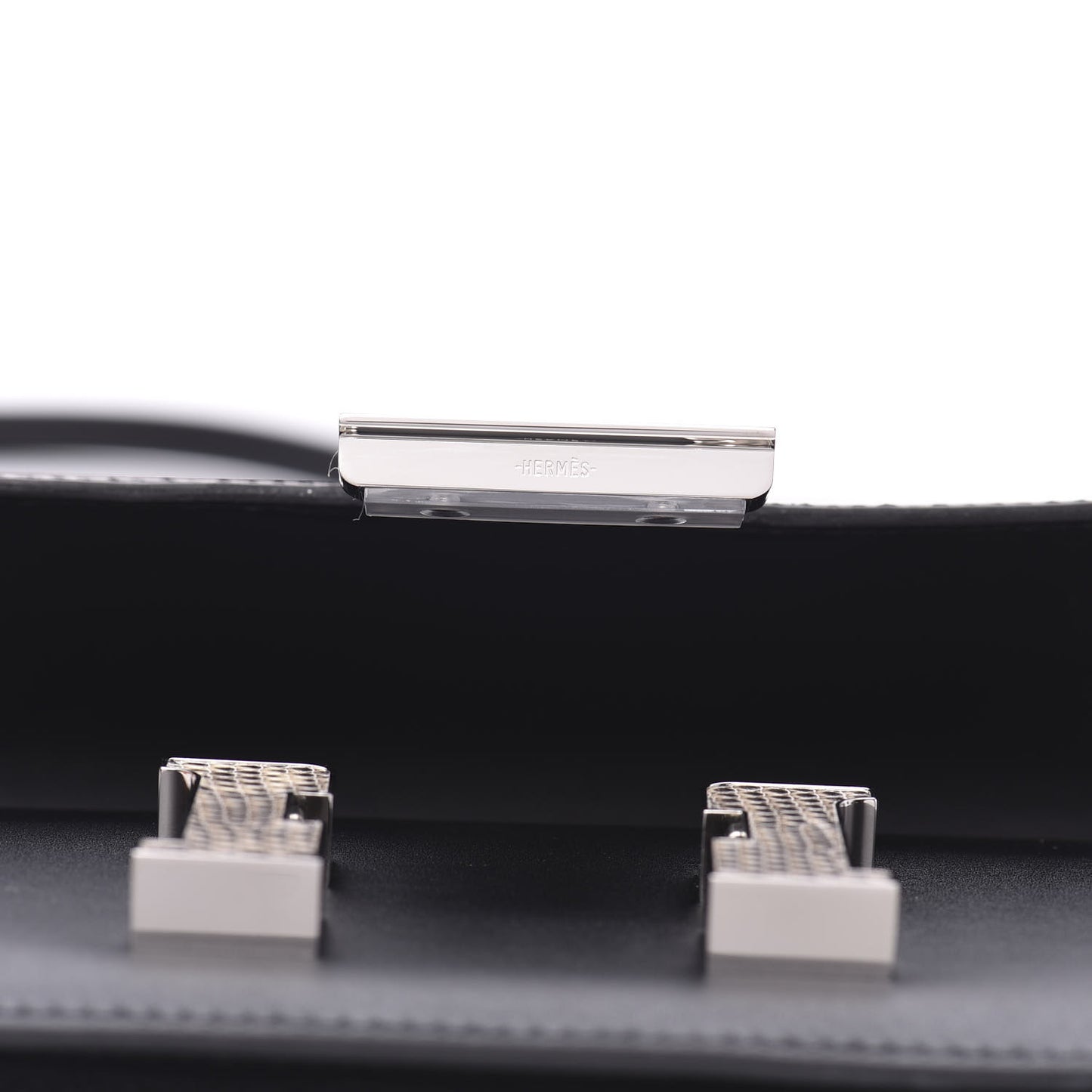 Veau Monsieur Lizard Constance 18 Black Ombre