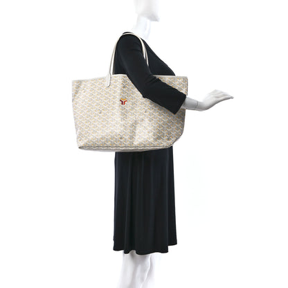 Goyard Goyardine Saint Louis Claire Voie PM White Yellow 2 of 11