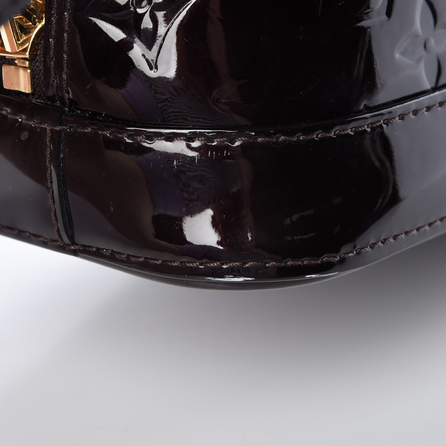 Louis Vuitton Vernis Alma BB Amarante 14 of 15