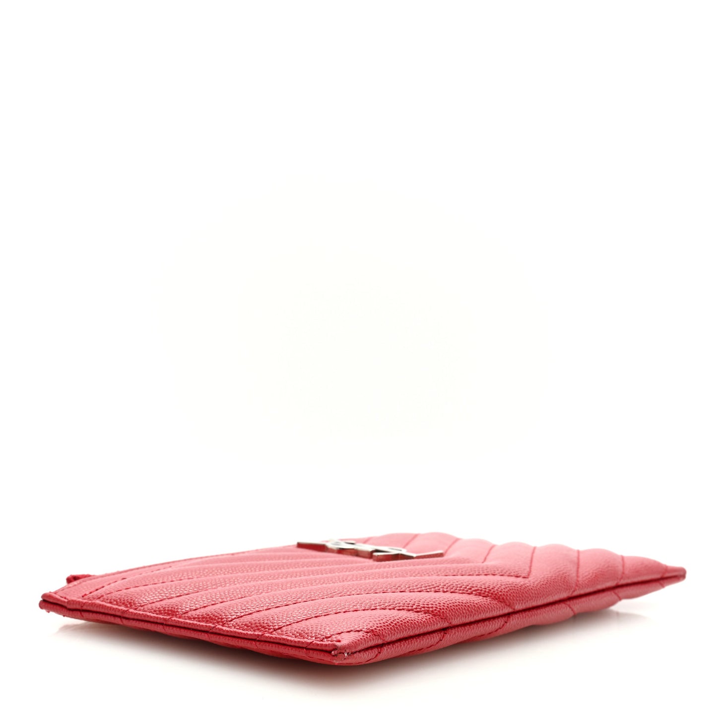 Grain De Poudre Chevron Monogram Bill Pouch Rouge Eros