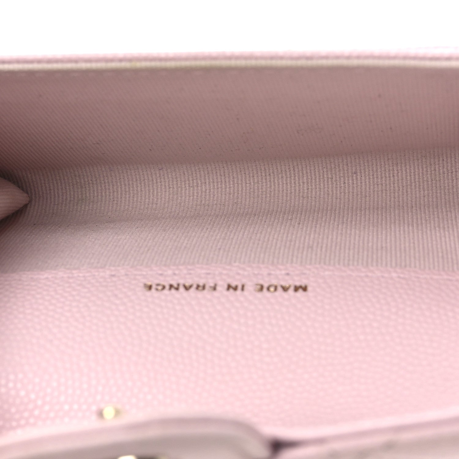 Chanel Caviar Quilted Flap Card Holder Wallet Light Pink 5 of 11