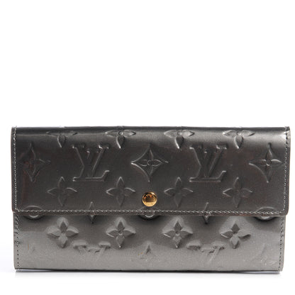 Louis Vuitton Vernis Sarah Wallet Gris Art Deco 1 of 8