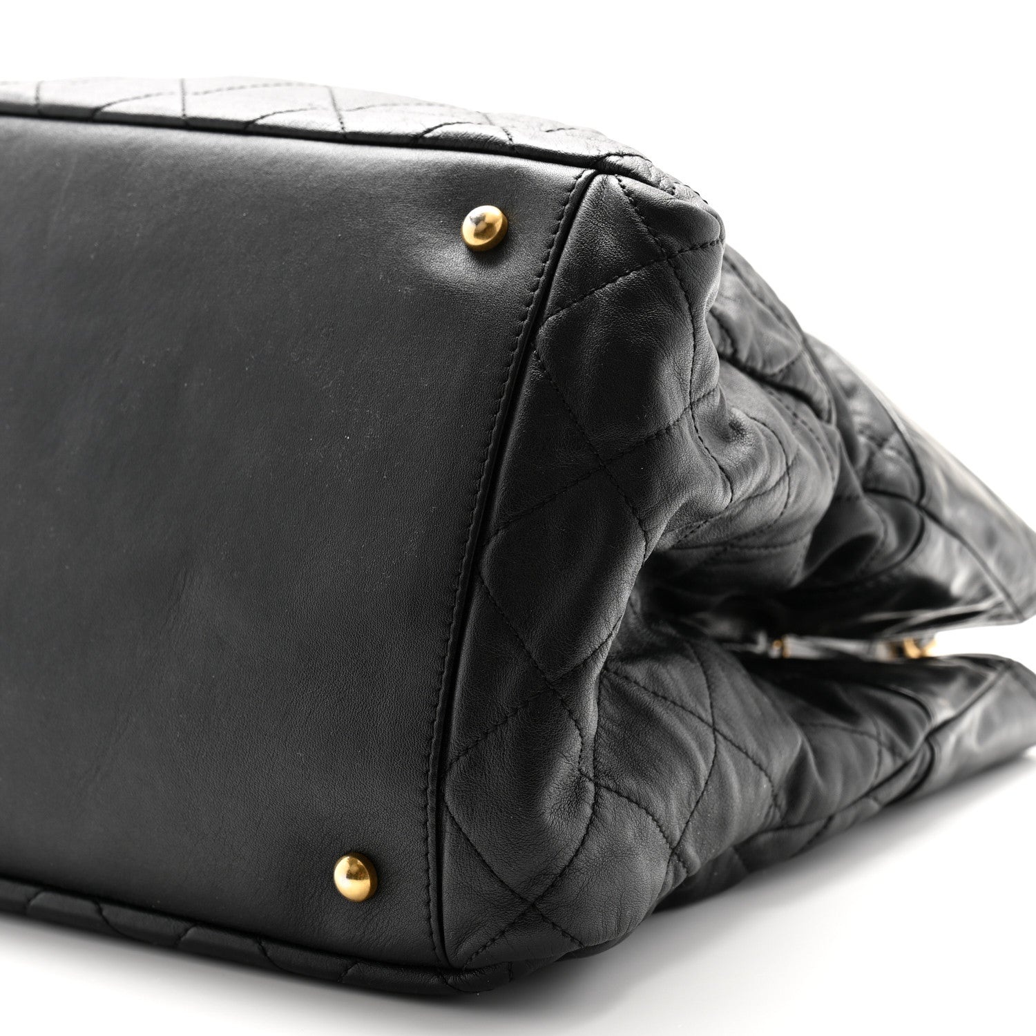Chanel Iridescent Calfskin Quilted Large In The Mix Tote Black 11 of 14