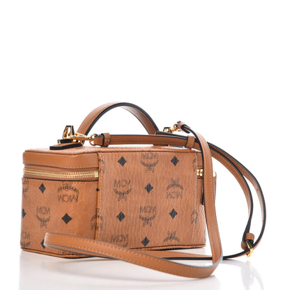 MCM Visetos Vanity Case Cognac 4 of 10