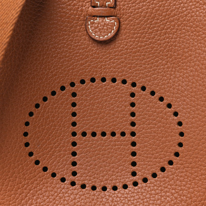 Hermes Taurillon Clemence Evelyne TPM Gold 8 of 11