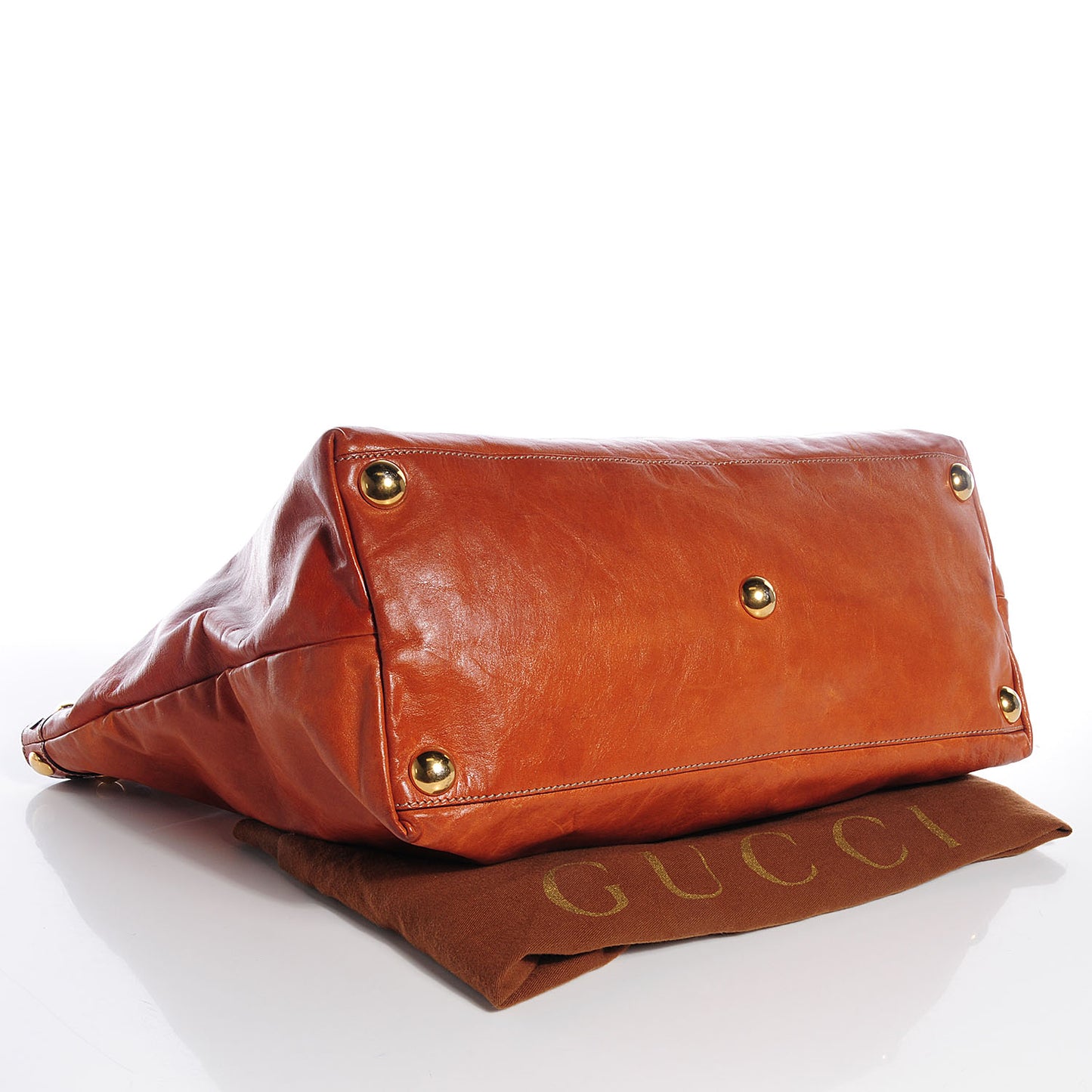 Calfskin Tattoo Heart Babouska Shopping Tote Brown