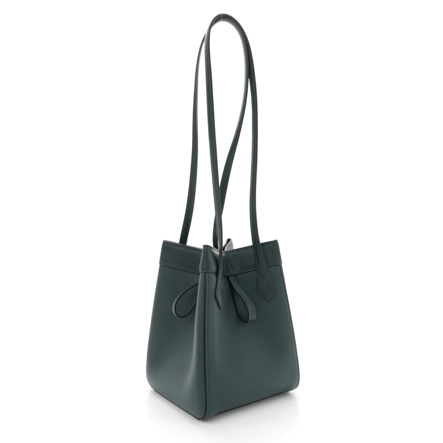 Fendi Vitello Cher Grace Mini Fendi Origami Verde Inglese 2 of 11