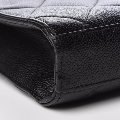 Chanel Caviar Quilted Briefcase Laptop Bag Black 8 of 11