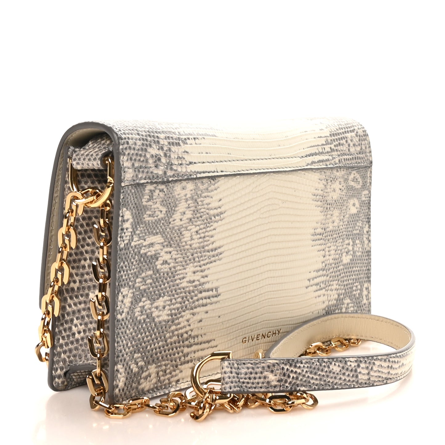 Lizard Small 4G Chain Shoulder Bag Natural