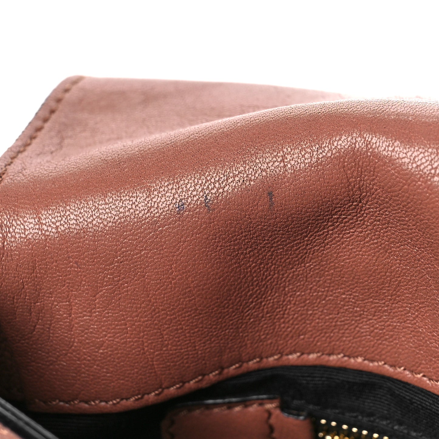 Goatskin Grommet Gotham Eyelet Shoulder Bag Beige