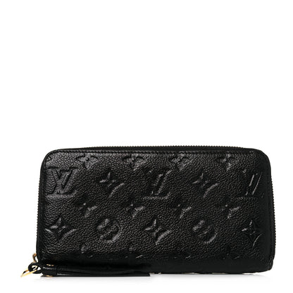 Louis Vuitton Empreinte Zippy Wallet Black Yellow 1 of 8