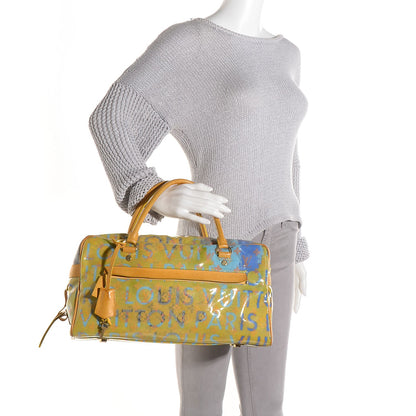 Louis Vuitton Monogram Pulp Defile Weekender PM Yellow 2 of 7