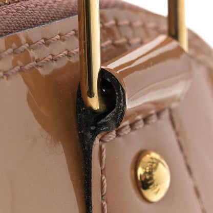 Louis Vuitton Vernis Alma BB Rose Velours 13 of 14