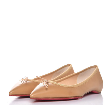 Christian Louboutin Nappa Solasofia Flats 38.5 Nude 2 of 11