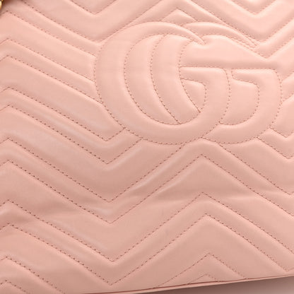 Gucci Calfskin Matelasse Medium GG Marmont Shoulder Tote Bag Perfect Pink 10 of 10