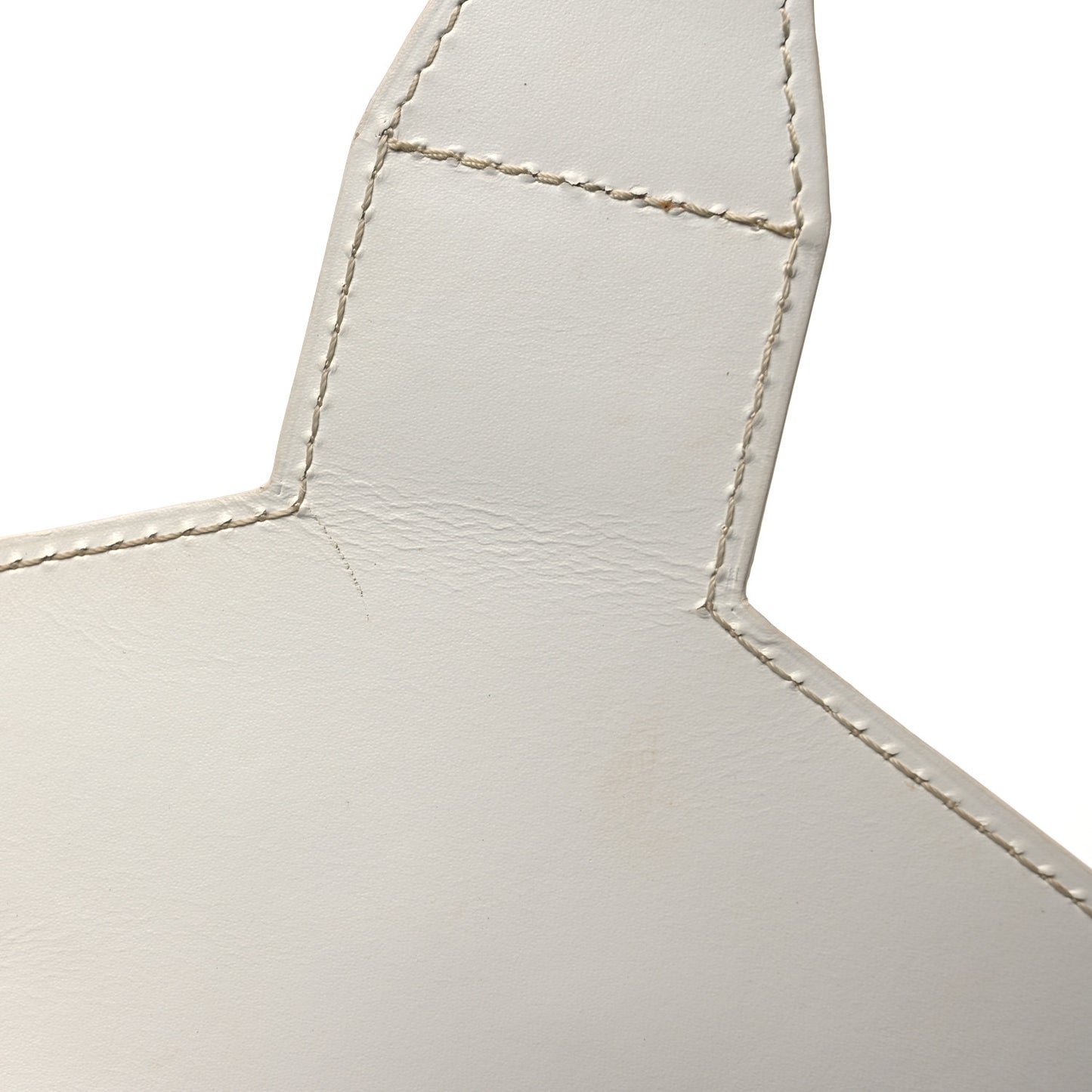 Goyardine Camondo MM Horizontal Clutch White