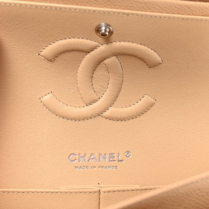 Chanel Caviar Quilted Medium Double Flap Beige 6 of 11