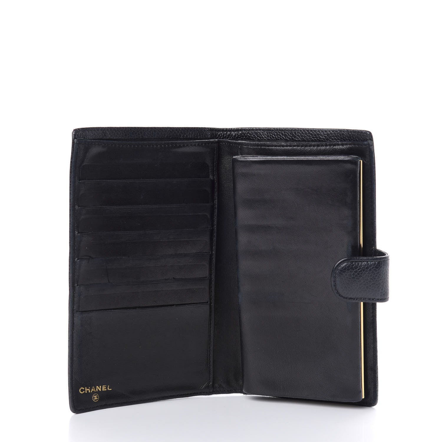 Chanel Caviar Timeless CC French Wallet Black 4 of 8