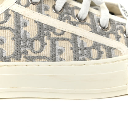 Christian Dior Canvas Oblique Walk'N'Dior Low Top Sneakers 37 Grey Stone 15 of 18