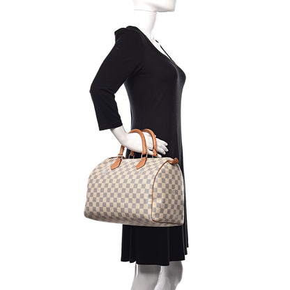 Louis Vuitton Damier Azur Speedy 30 2 of 15